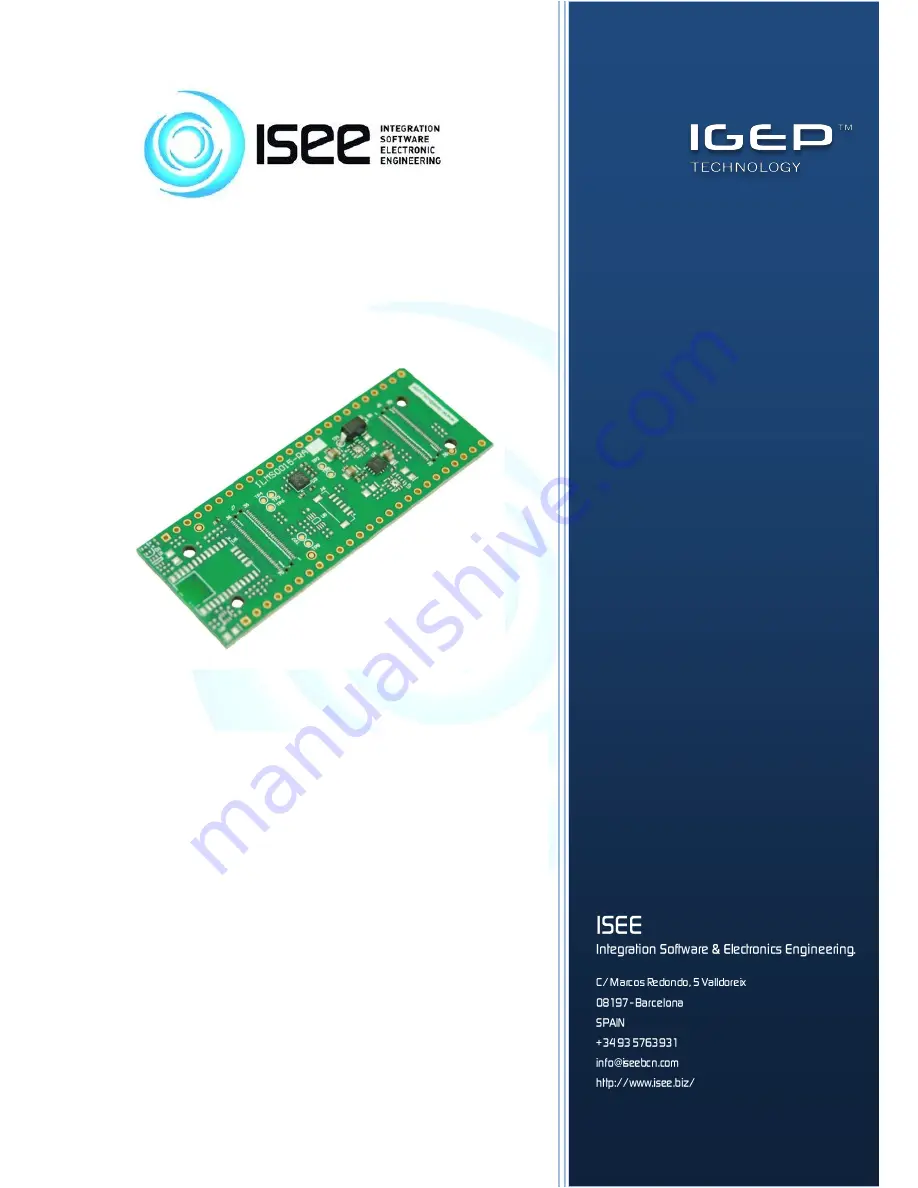 Isee IGEP NEW YORK Reference Manual Download Page 1