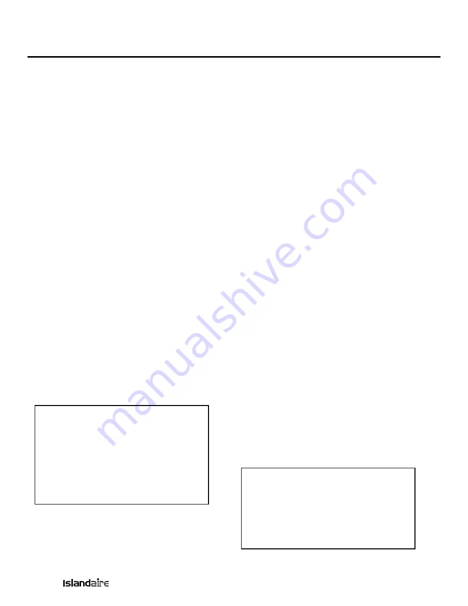 Islandaire EZ07 Engineering Manual Download Page 43