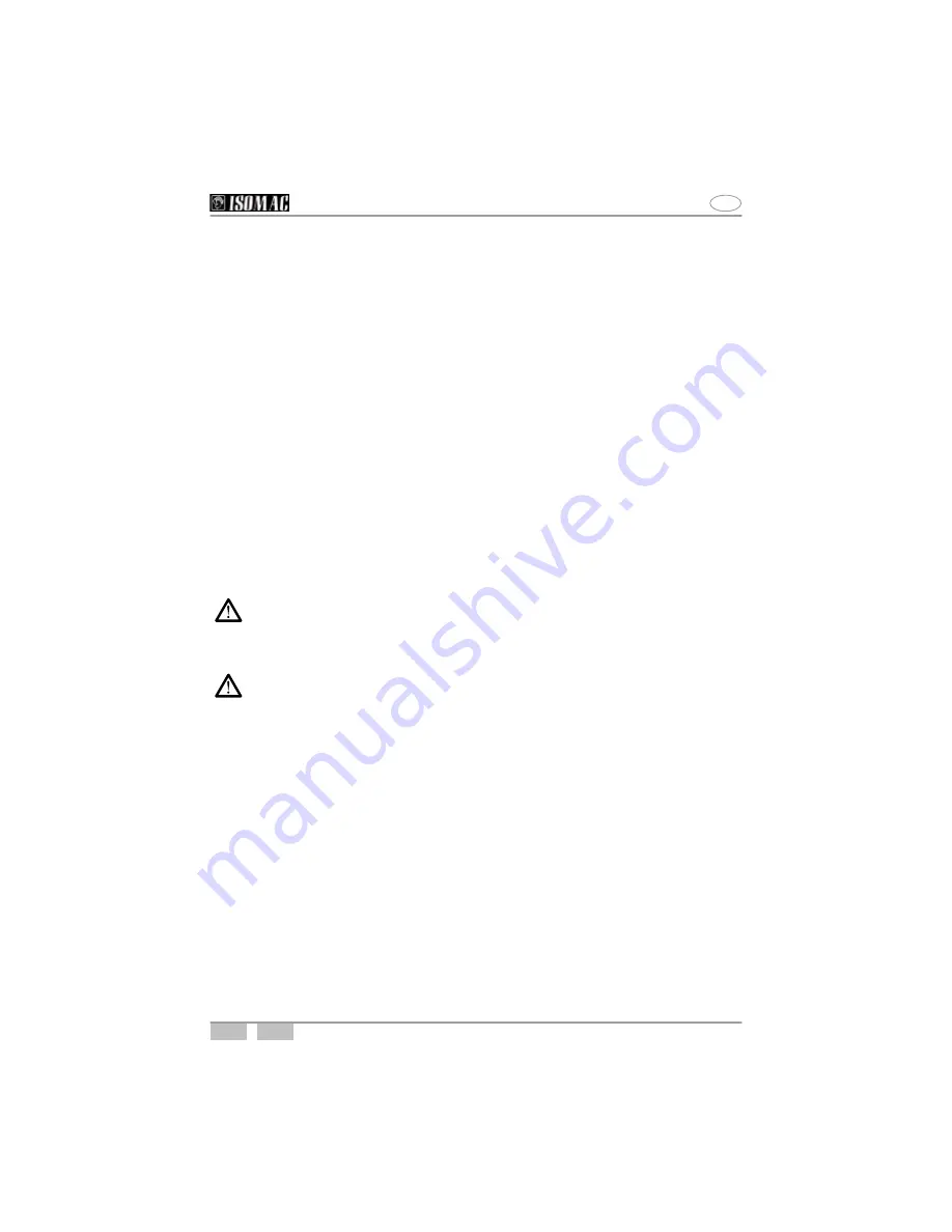 Isomac ALBA Use And Maintenance Manual Download Page 13