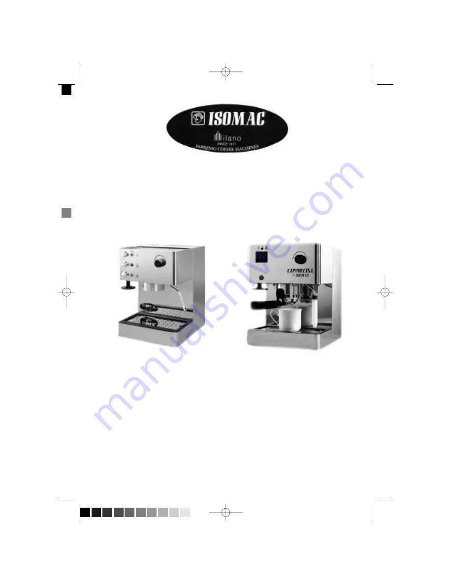 Isomac CAPPUCCINA Use And Maintenance Manual Download Page 1