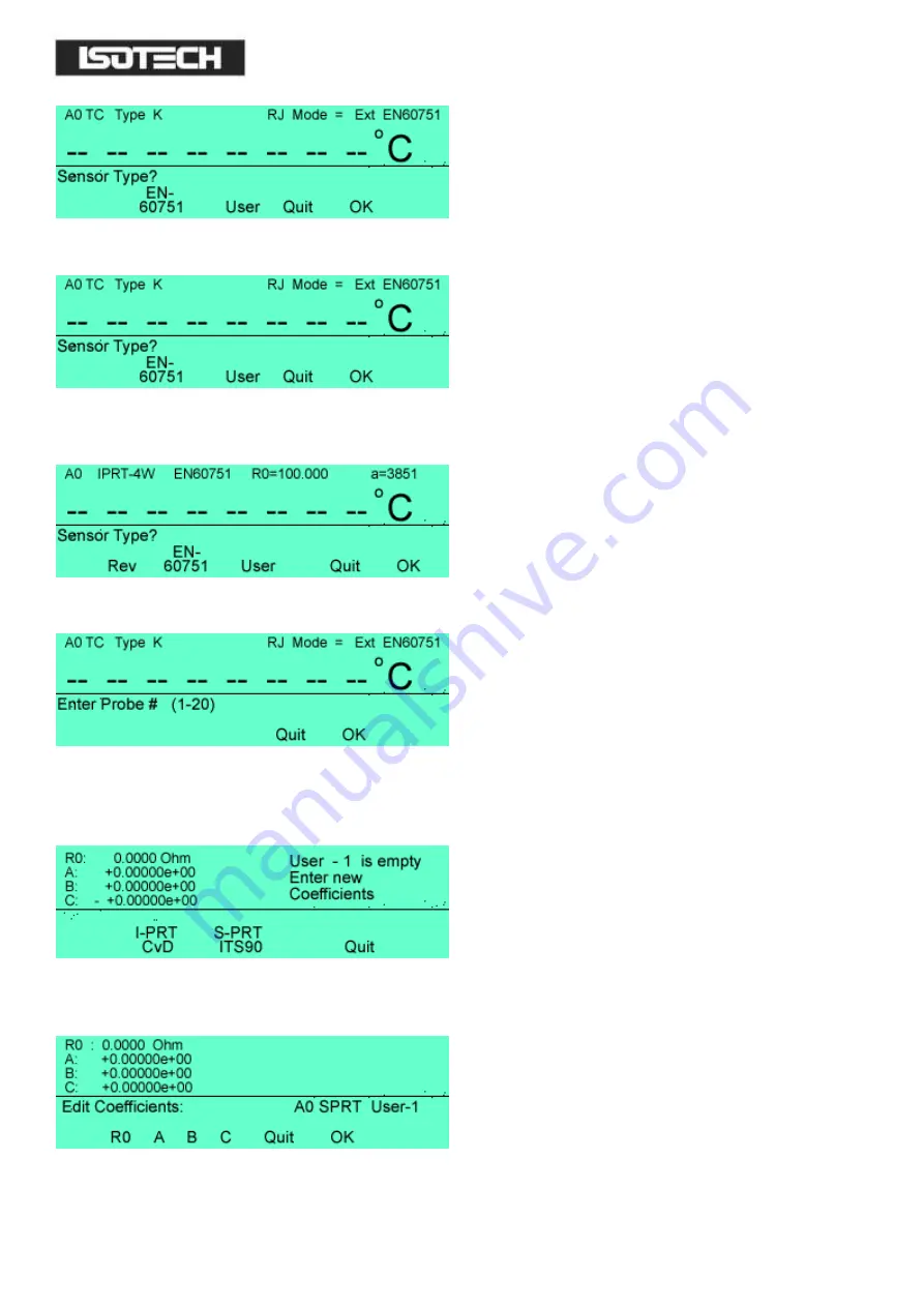 Isotech TTI 7 PLUS User Maintenance Manual/Handbook Download Page 11