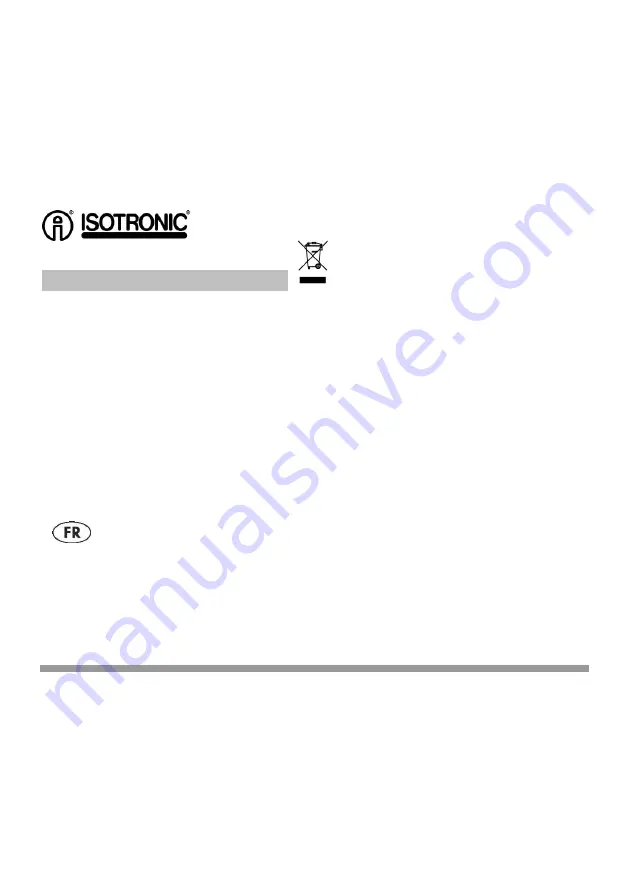 Isotronic 70010 Скачать руководство пользователя страница 6