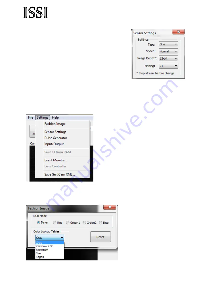 ISSI PSP-CCD-C User Manual Download Page 12