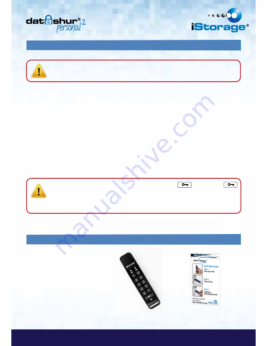 iStorage Datashur Personal2 User Manual Download Page 4