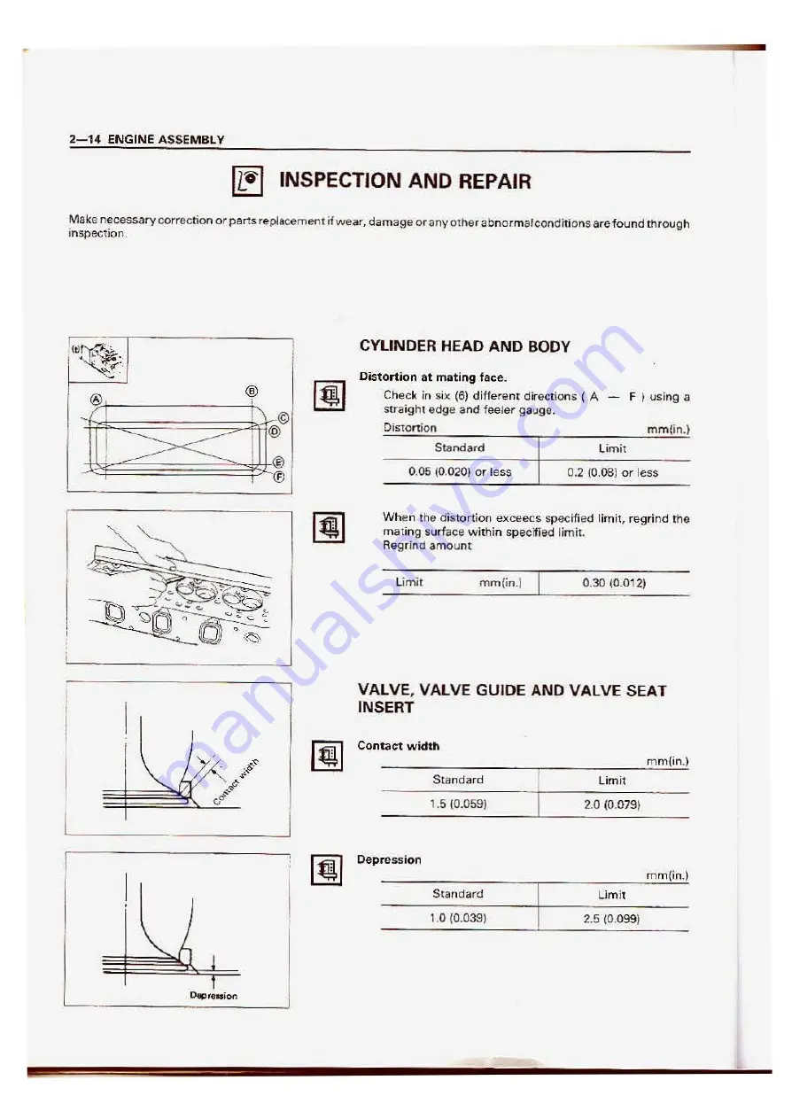 Isuzu 4BD1 Workshop Manual Download Page 42