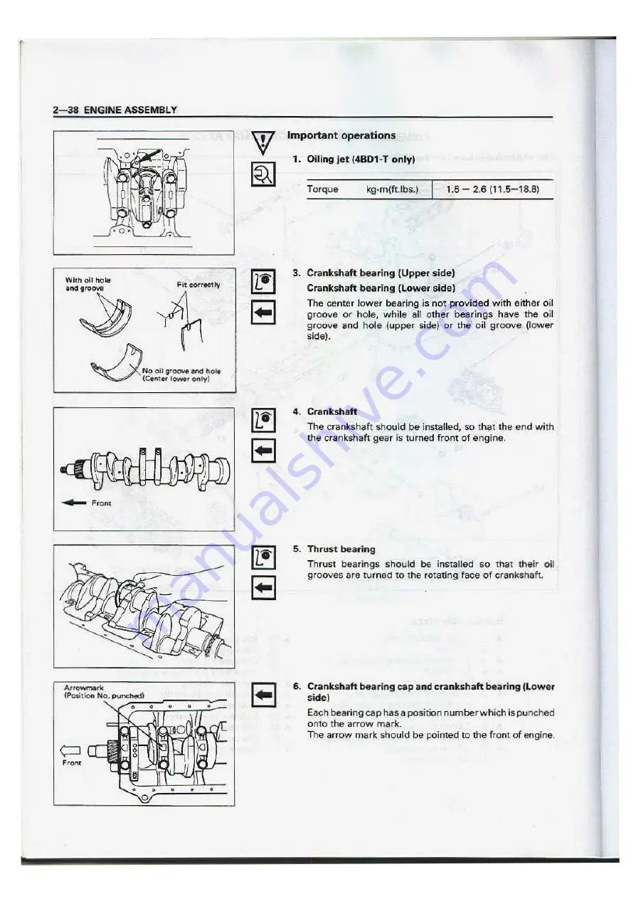 Isuzu 4BD1 Workshop Manual Download Page 66