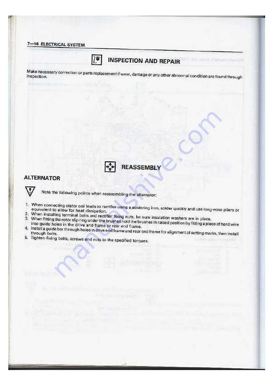 Isuzu 4BD1 Workshop Manual Download Page 127