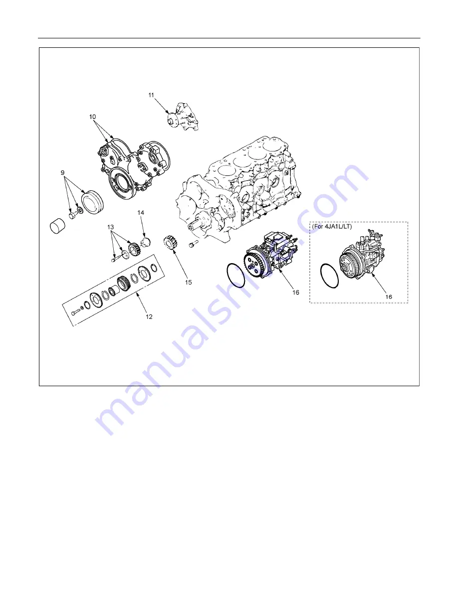 Isuzu 4ja1 Workshop Manual Download Page 70