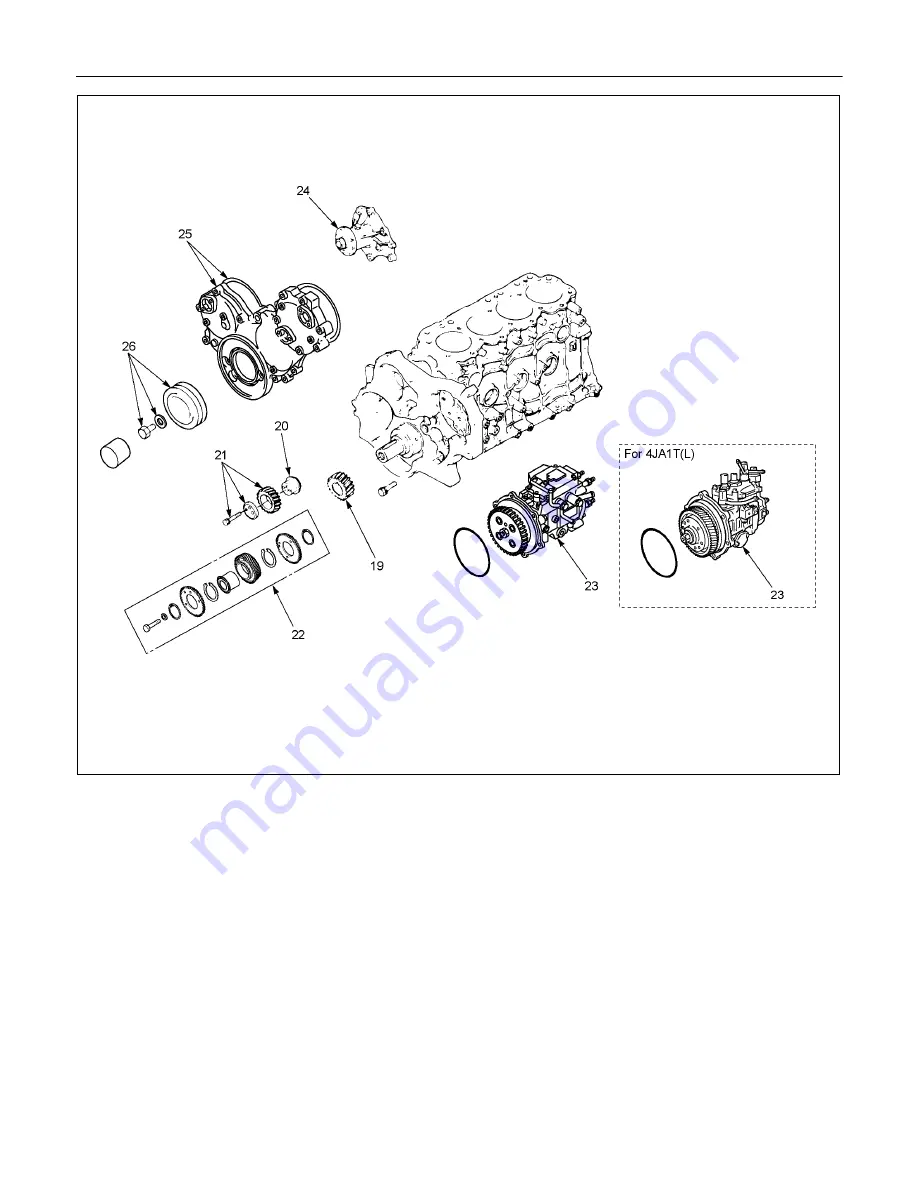 Isuzu 4ja1 Скачать руководство пользователя страница 124