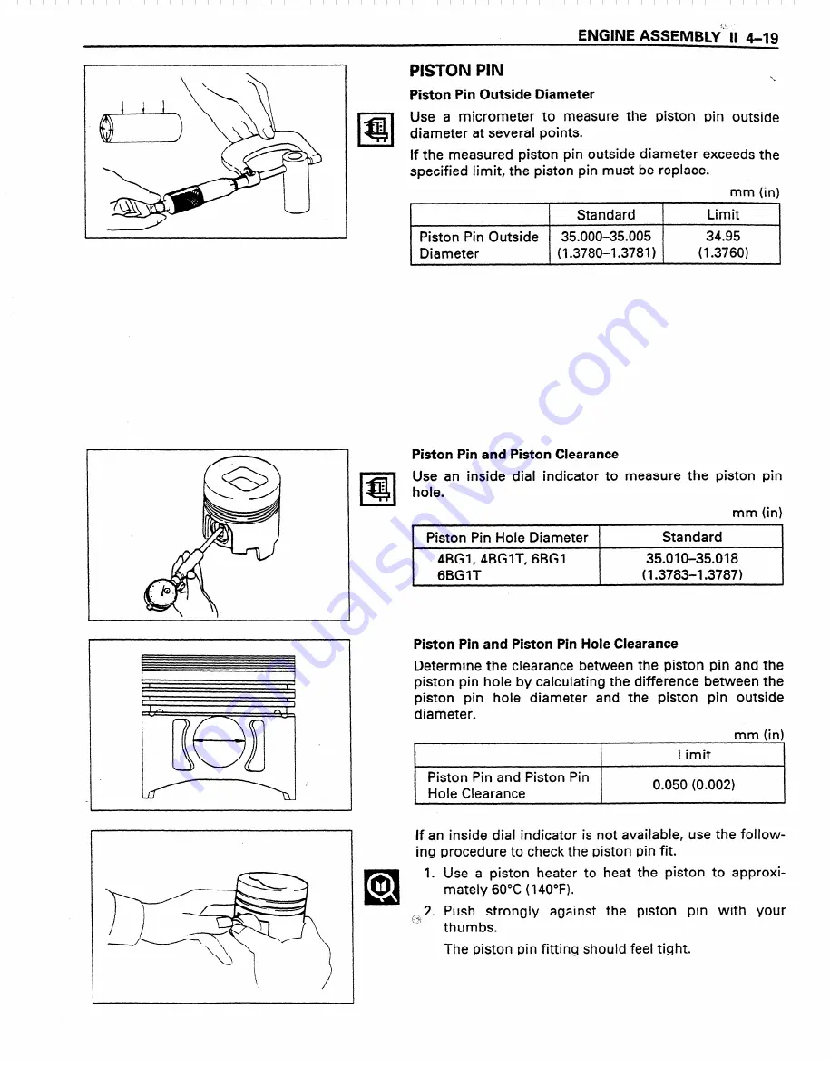 Isuzu A-4BG1 Workshop Manual Download Page 81