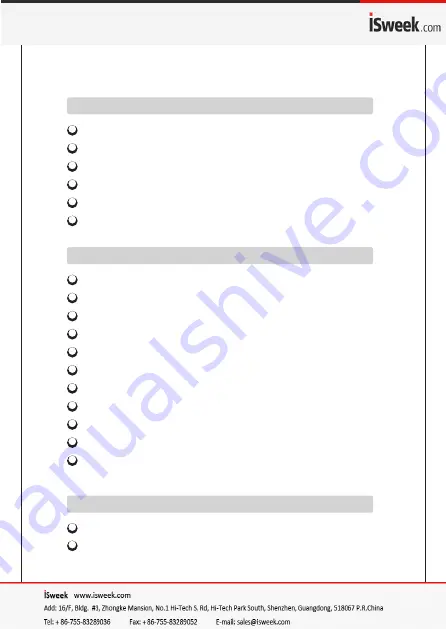 isweek GM63B Instruction Manual Download Page 2