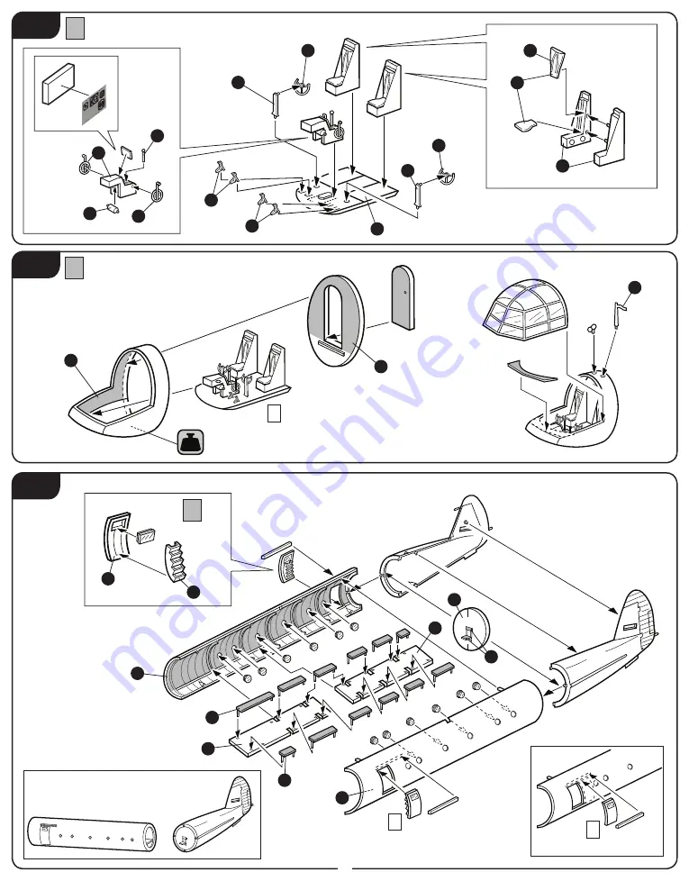 Italeri AS.51 Horsa Mk.I Manual Download Page 3