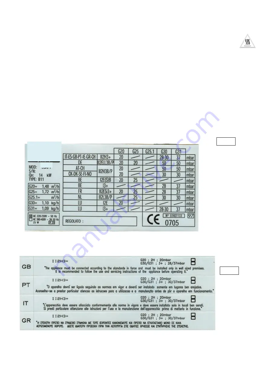 Italforni EGA/C Use And Maintenance Manual Download Page 6