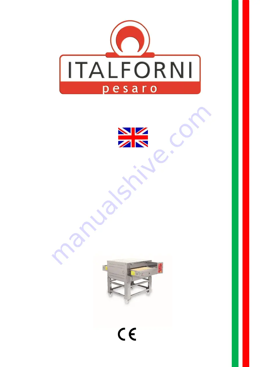 Italforni TS Gas Instructions For Use And Maintenance Manual Download Page 1