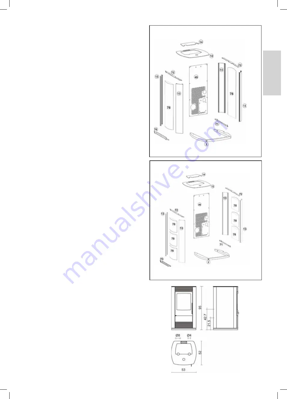 Italiana Camini MAREA Installation, Use And Maintenance Manual Download Page 19