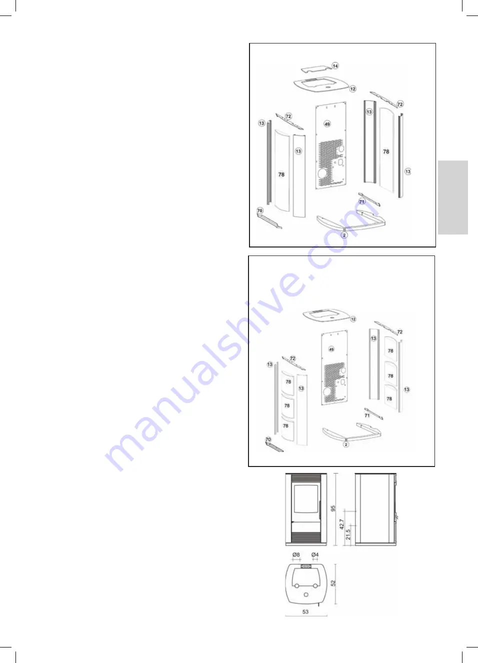 Italiana Camini MAREA Installation, Use And Maintenance Manual Download Page 31