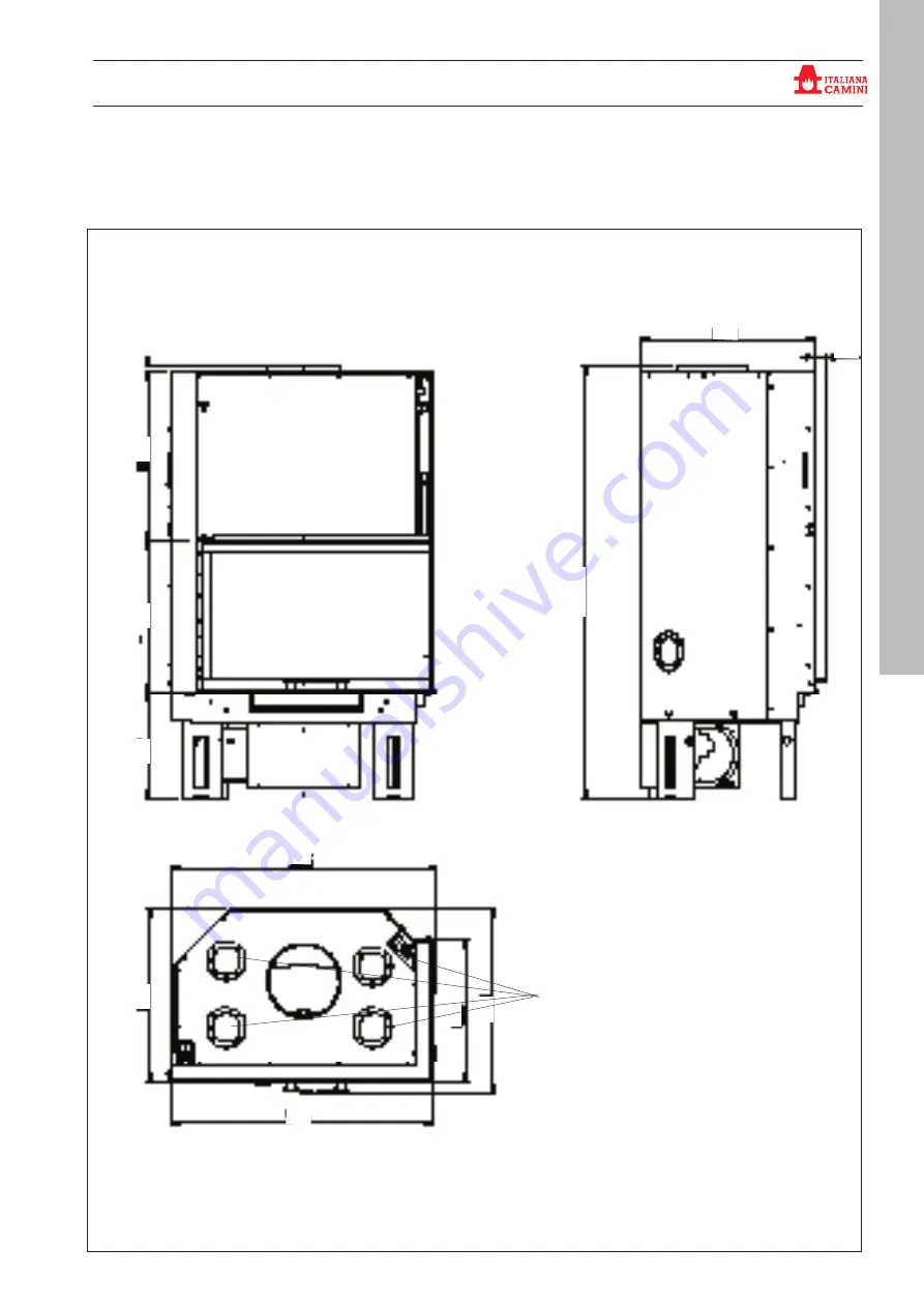 Italiana Camini TEKNO 2 UP Installation, Use And Maintenance Manual Download Page 7