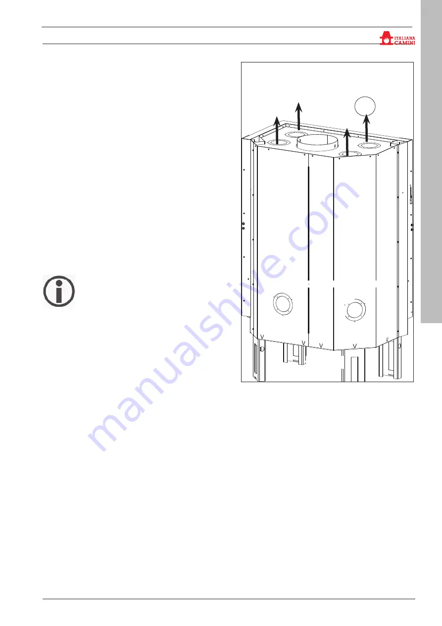 Italiana Camini TEKNO 2 UP Installation, Use And Maintenance Manual Download Page 17