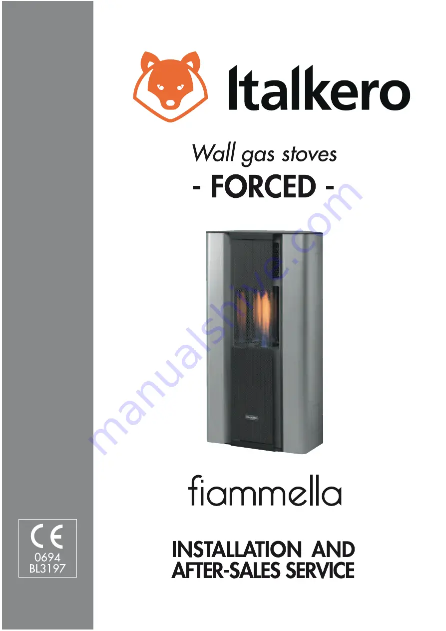 Italkero Fiammella Installation Manual Download Page 1