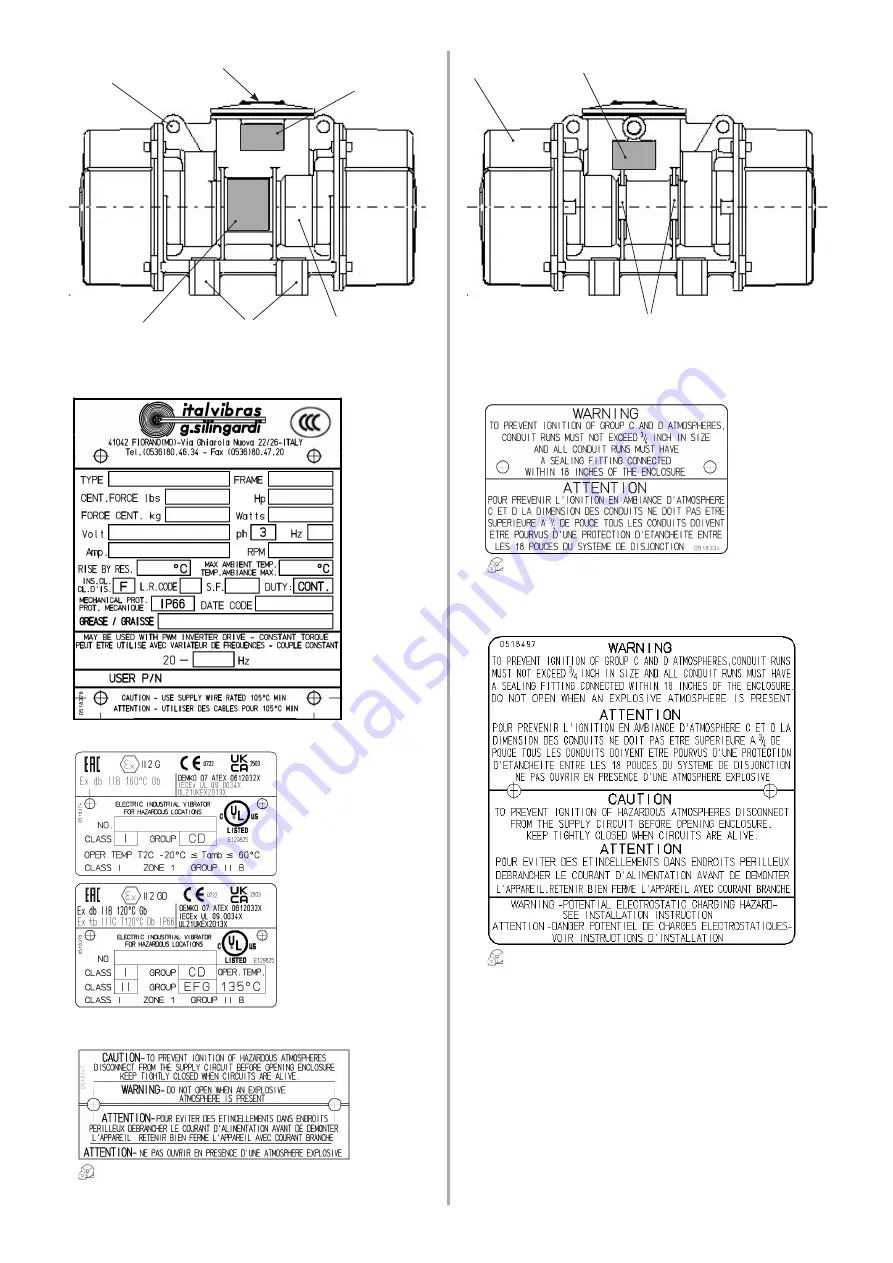 ITALVIBRAS GIORGIO SILINGARDI CDX IMX VMX Series Скачать руководство пользователя страница 4