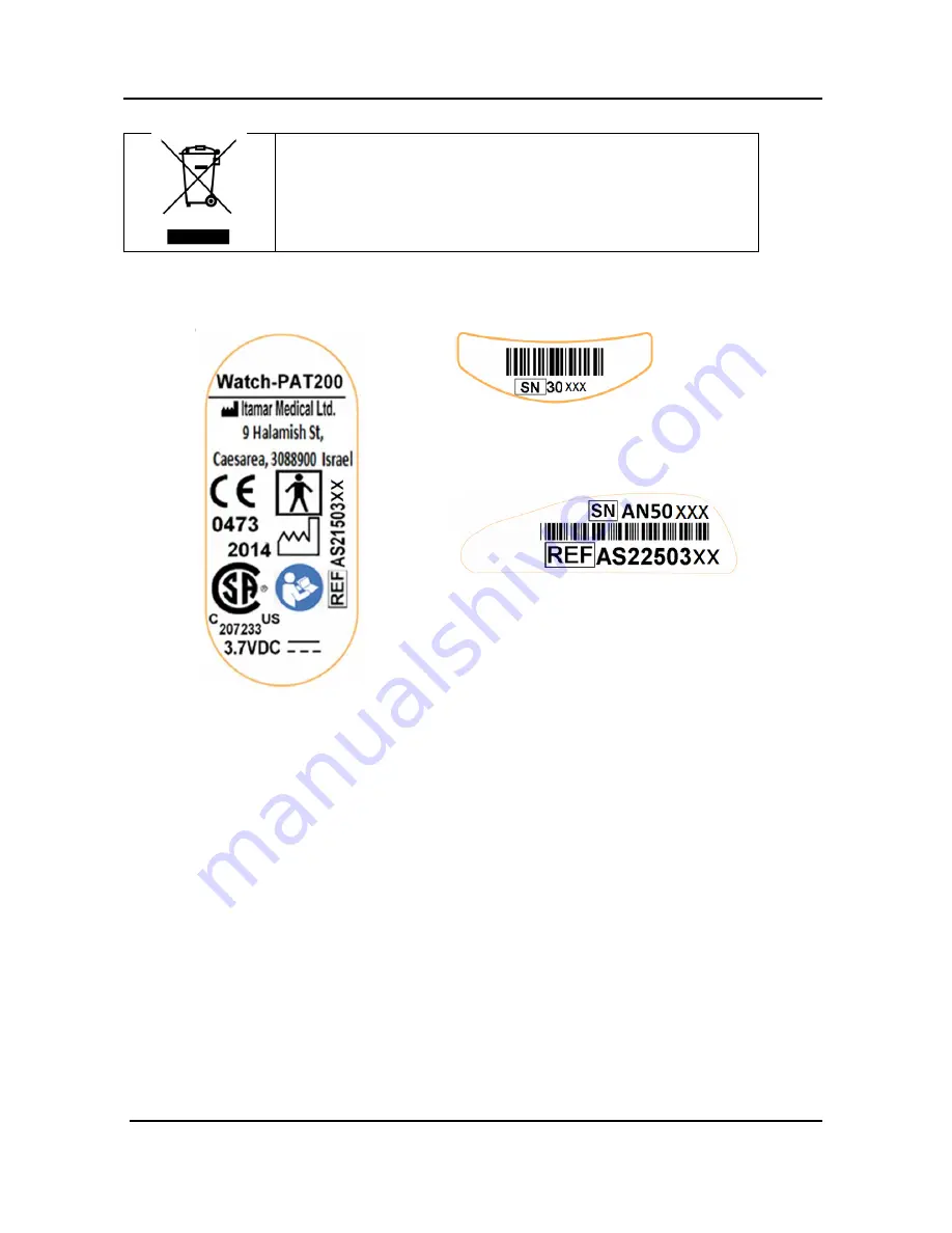 Itamar Medical WatchPAT 200 Unified Operation Manual Download Page 16