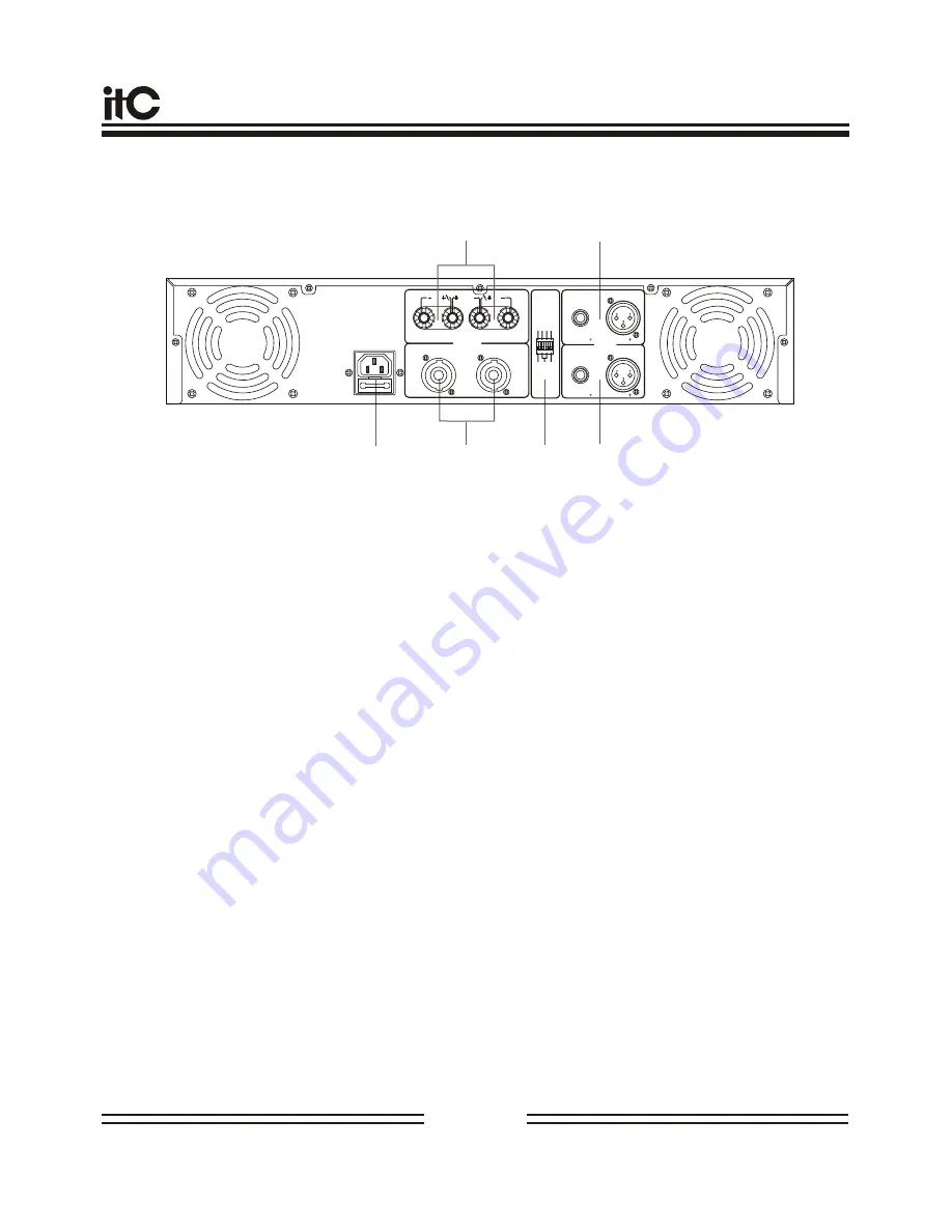 ITC TA-H10 PRECISION SERIES Owner'S Manual Download Page 6