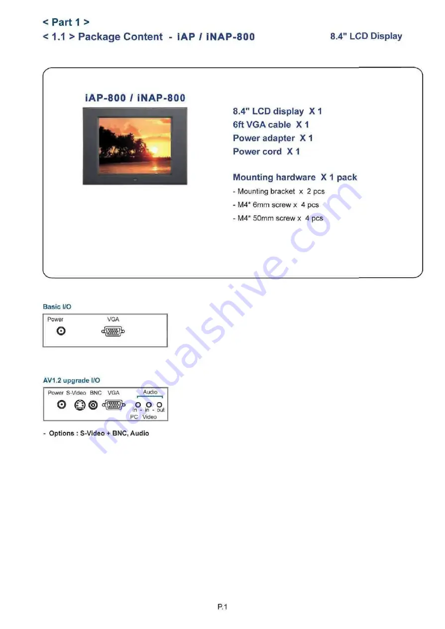 iTech Company iAP-800 User Manual Download Page 5