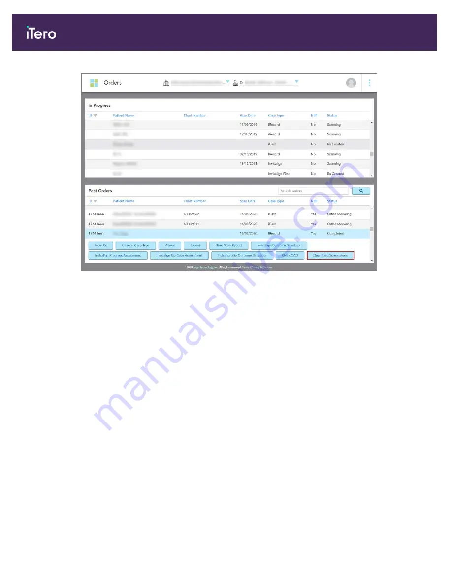 iTero Element 5D Plus User Manual Download Page 174