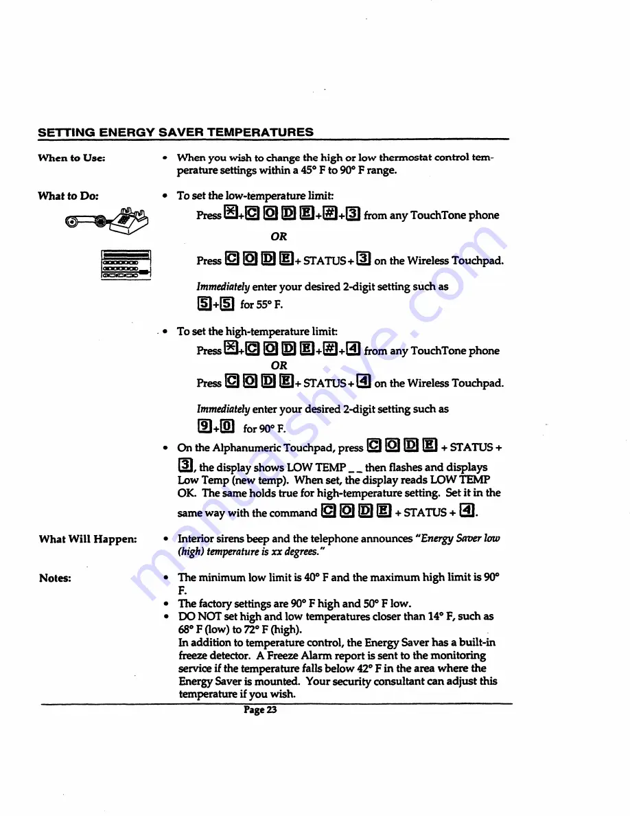 ITI CareTaker Plus Owner'S Manual Download Page 26