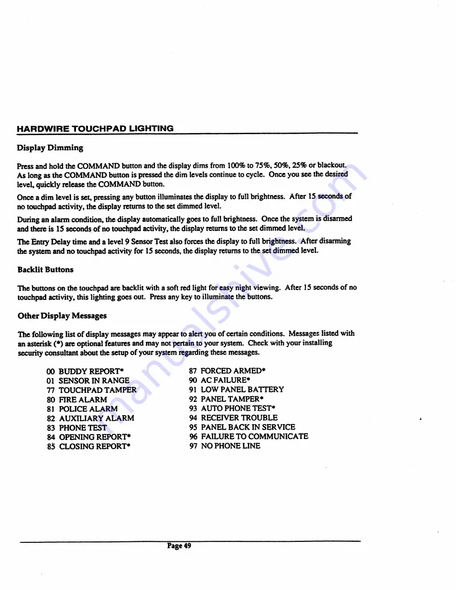 ITI CareTaker Plus Owner'S Manual Download Page 52