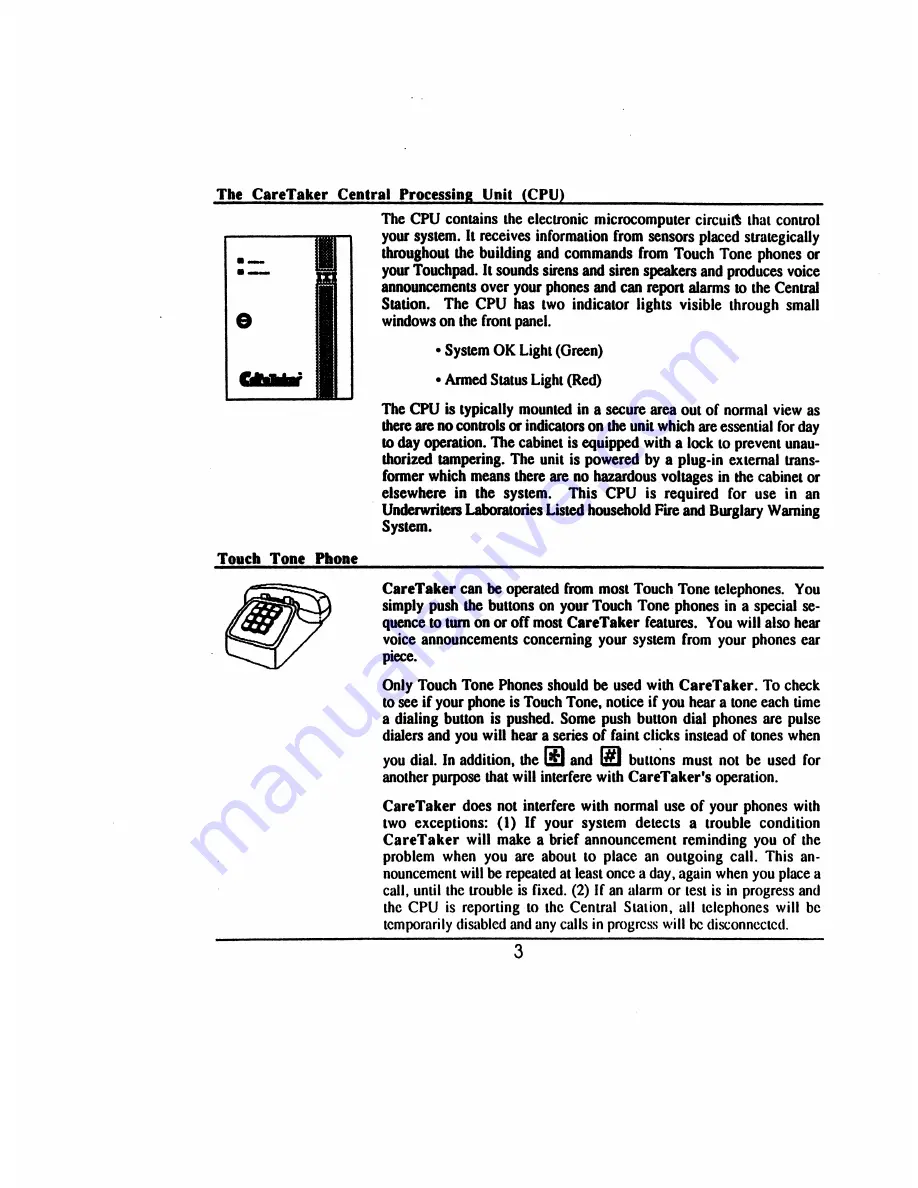 ITI Caretaker User Manual Download Page 5