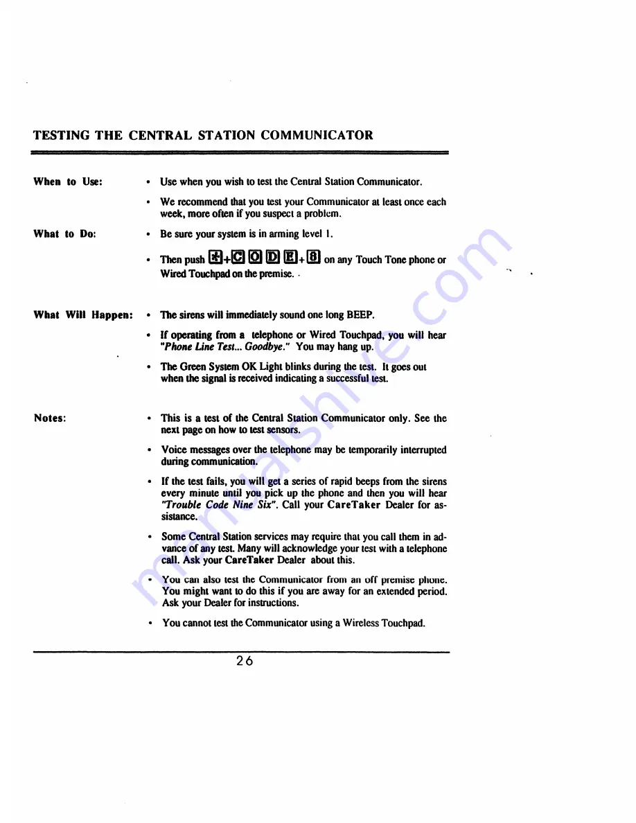 ITI Caretaker User Manual Download Page 28