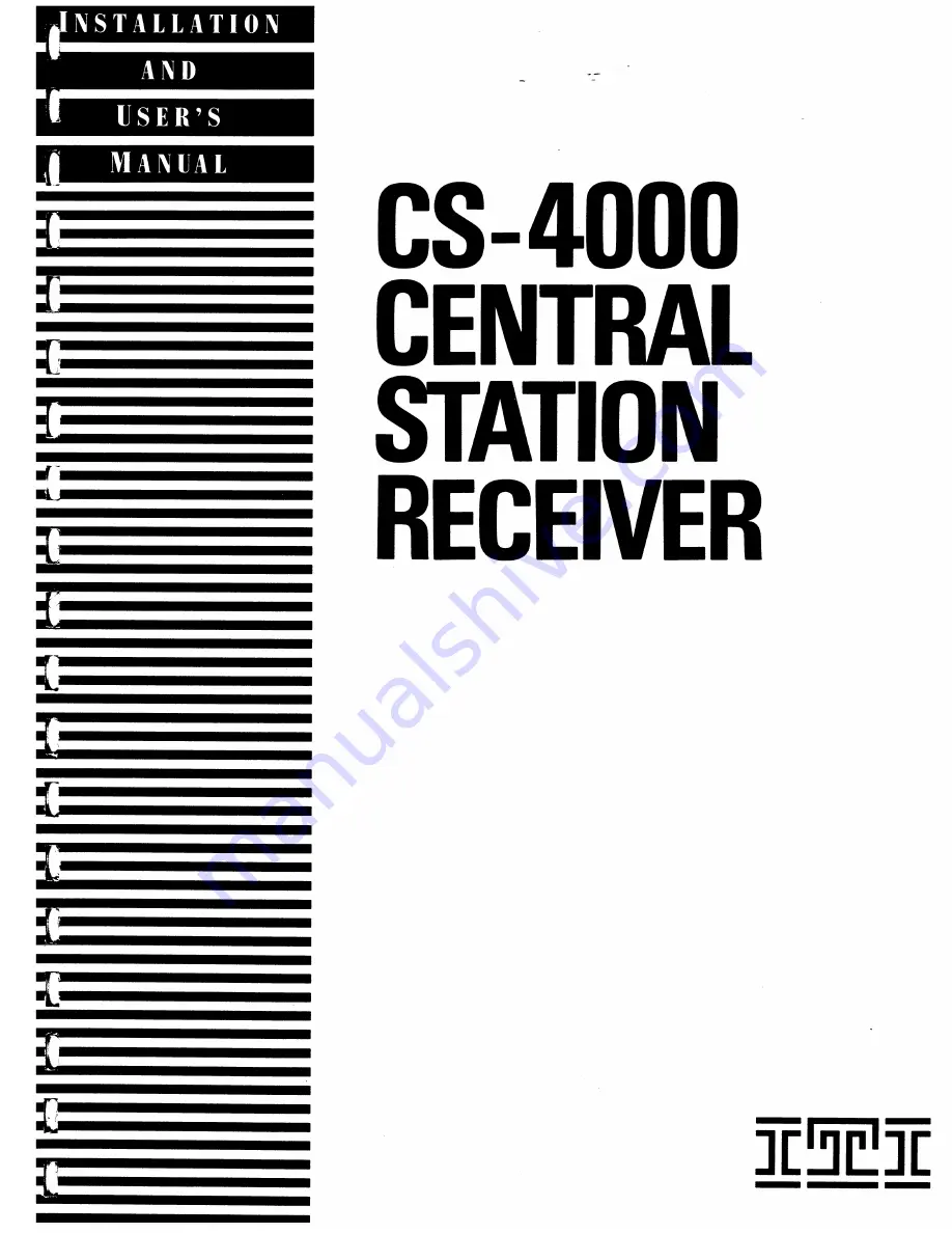 ITI CS-4000 Скачать руководство пользователя страница 1