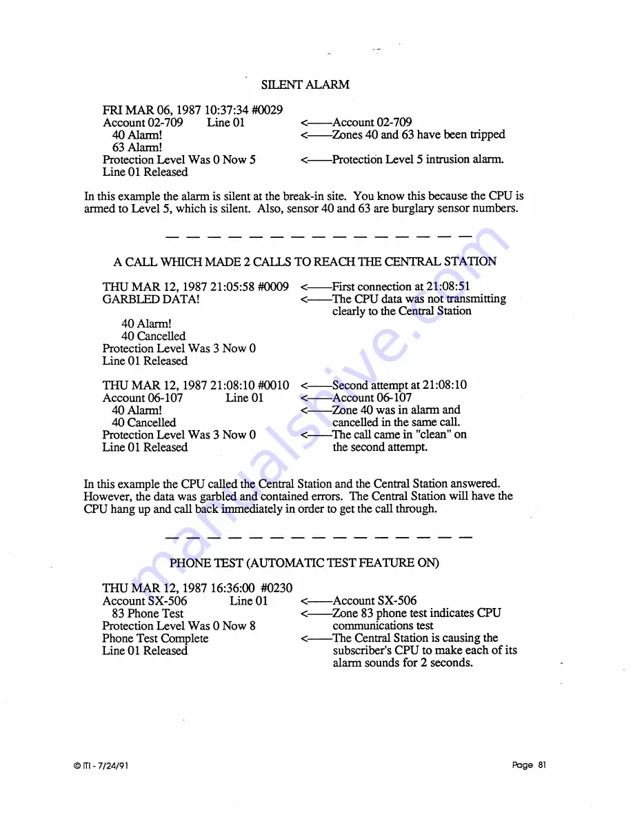 ITI CS-4000 Installation And User Manual Download Page 90