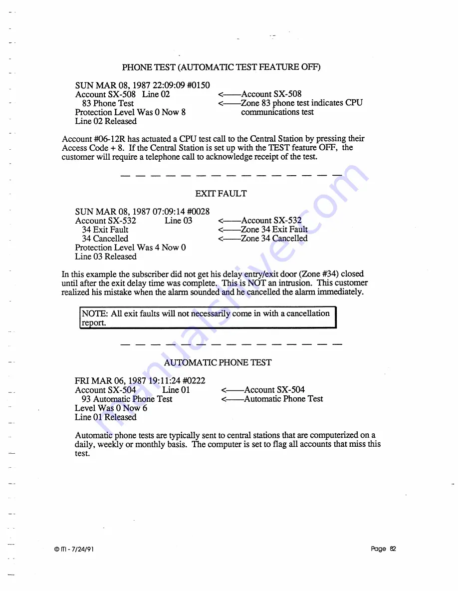 ITI CS-4000 Installation And User Manual Download Page 91