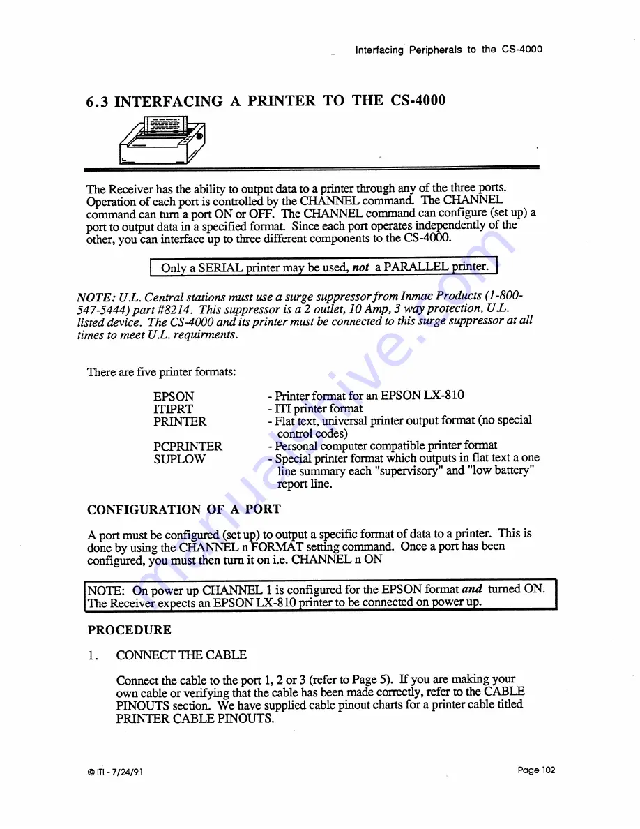 ITI CS-4000 Скачать руководство пользователя страница 112