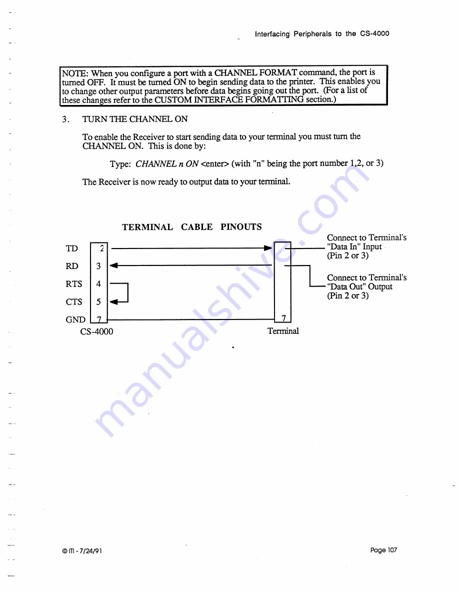 ITI CS-4000 Installation And User Manual Download Page 117