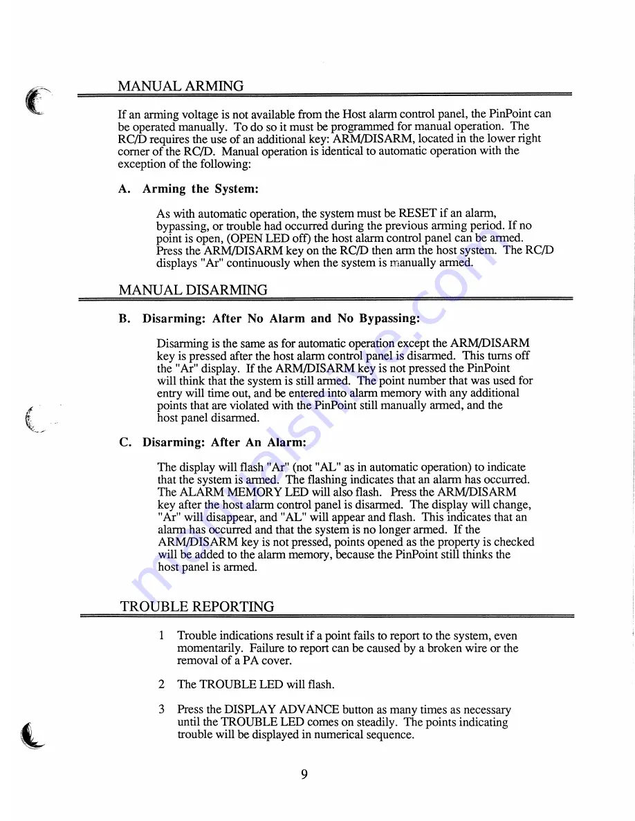 ITI PinPoint System 128 Installation Manual Download Page 11