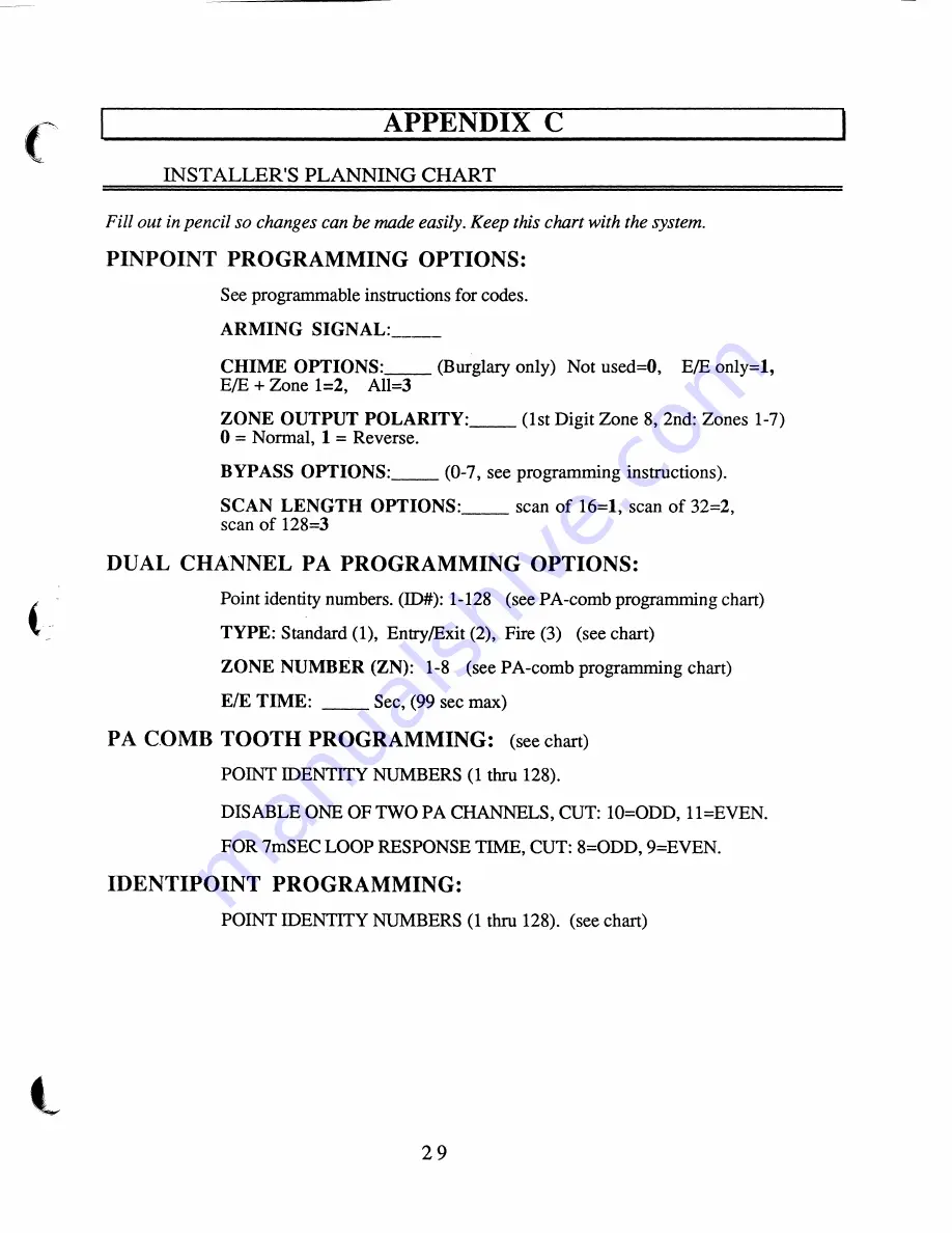 ITI PinPoint System 128 Installation Manual Download Page 32