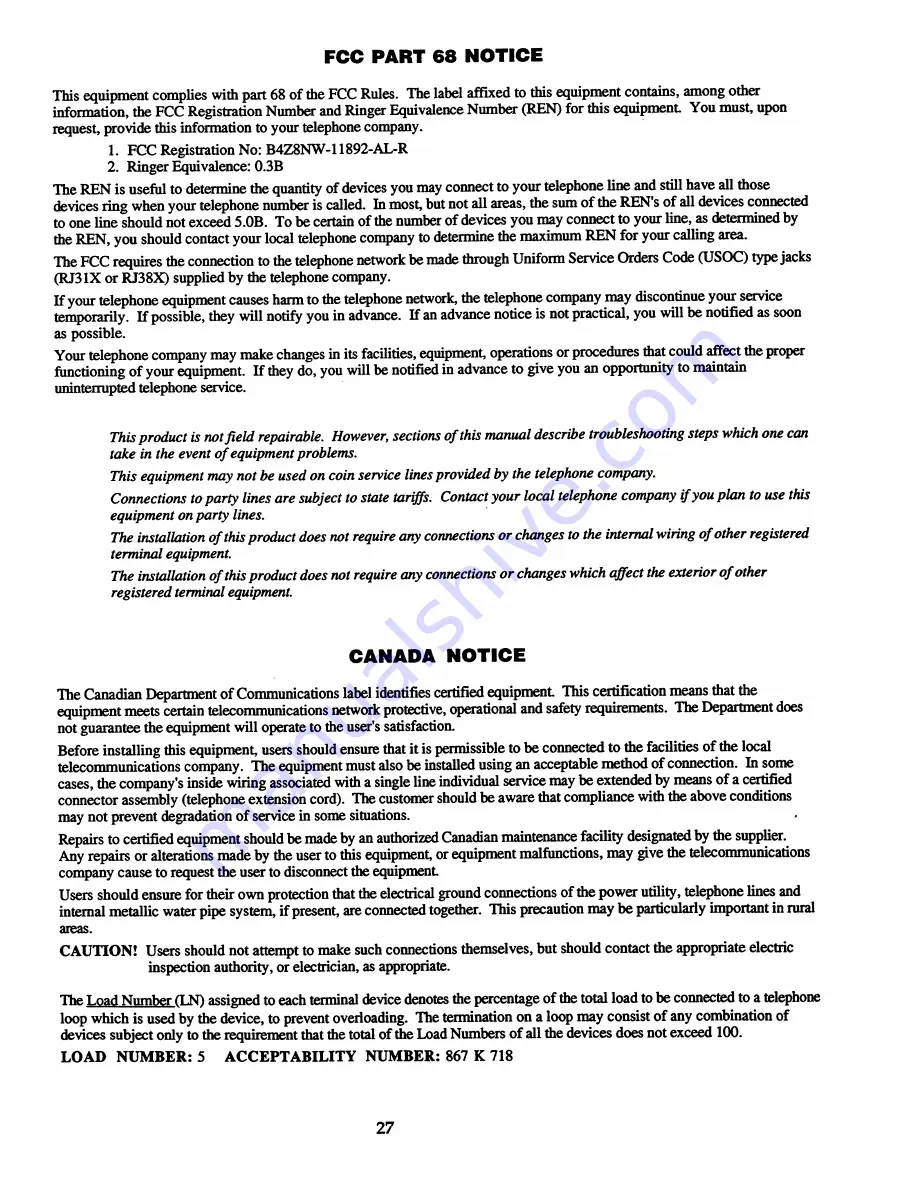 ITI RF Commander 60-360 Reference And Installation Manual Download Page 33