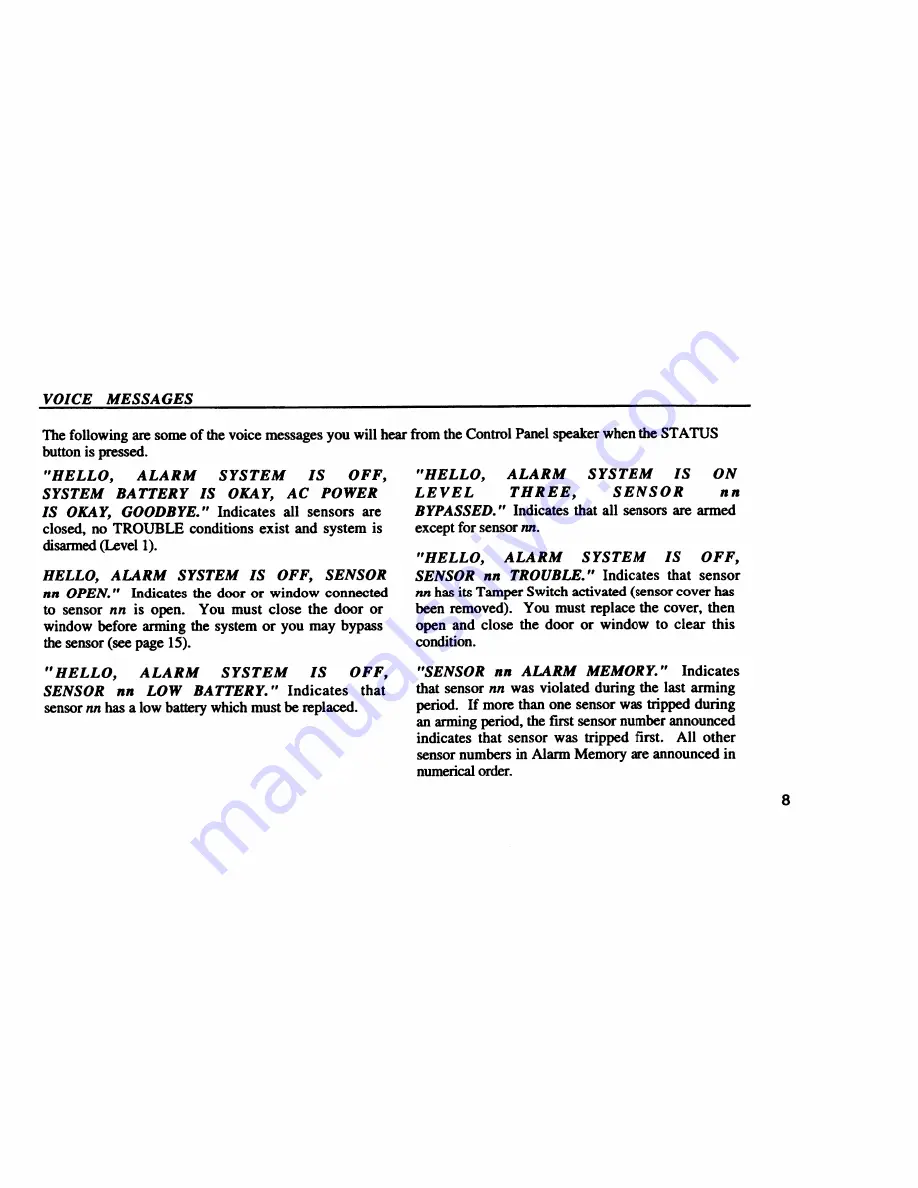 ITI RF Commander III Homeowner'S Manual Download Page 11