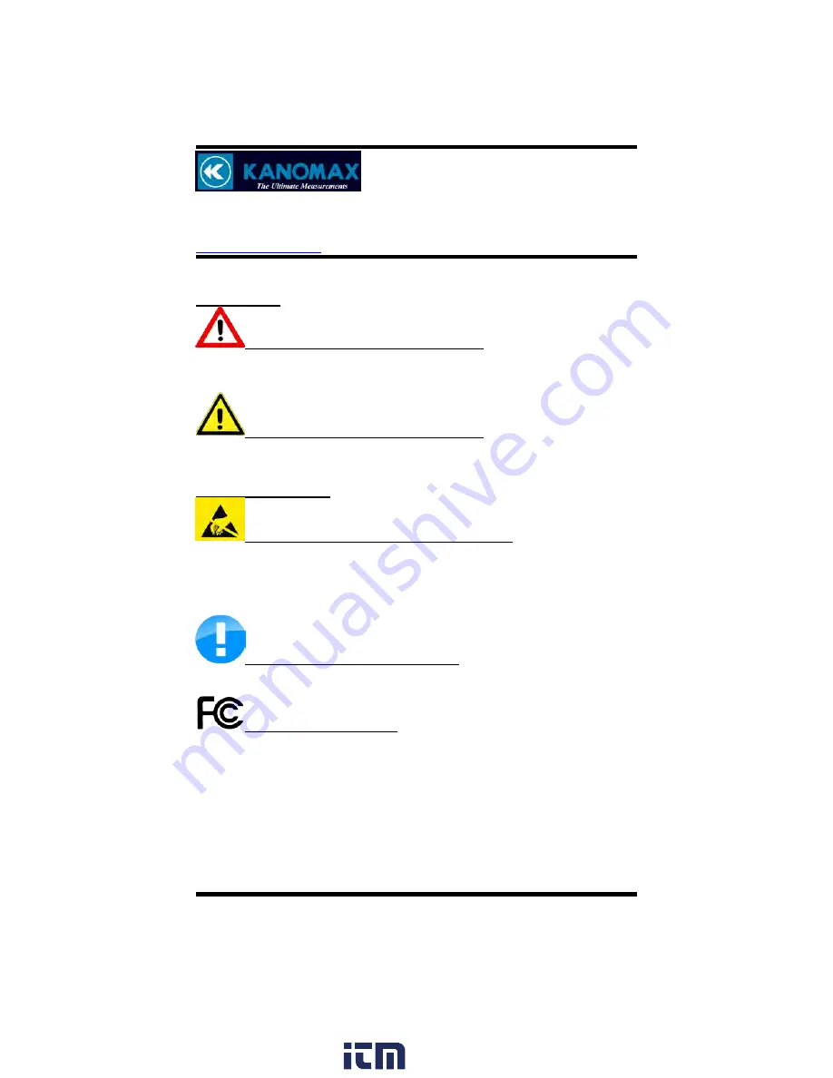 Itm Kanomax AT400 User Manual Download Page 2