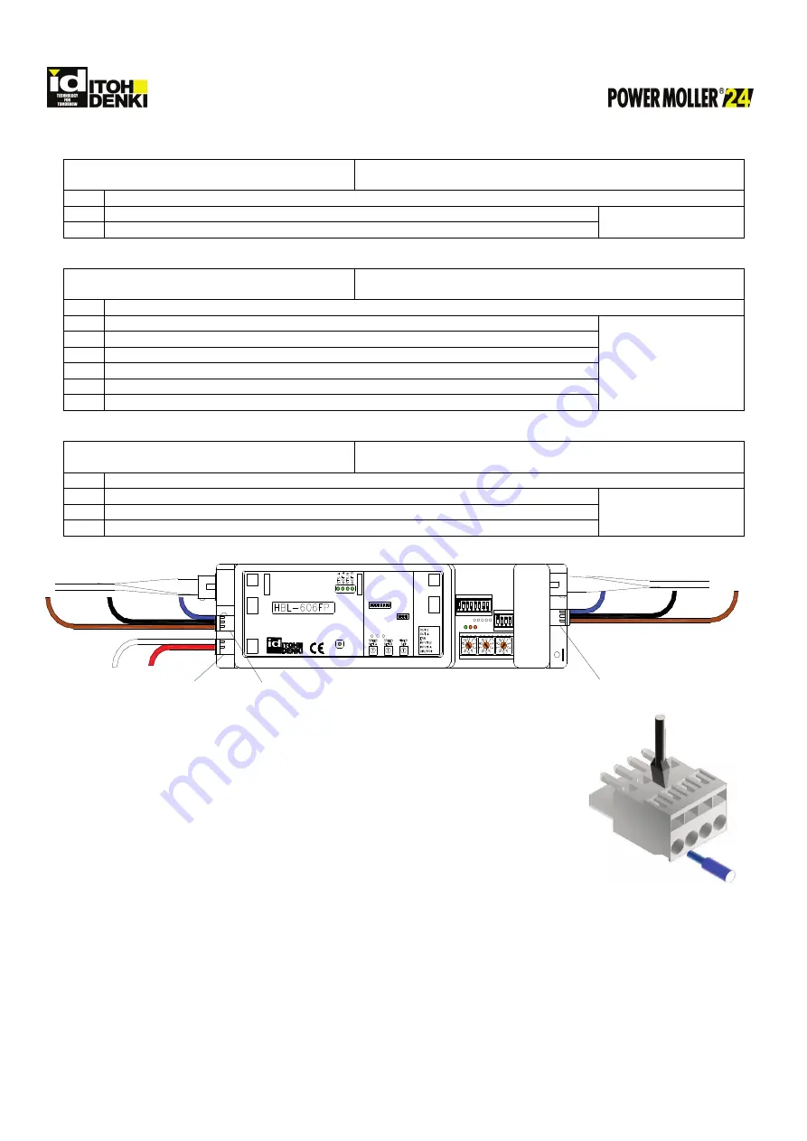 ITOH DENKI POWER MOLLER HBL-606FN Скачать руководство пользователя страница 4