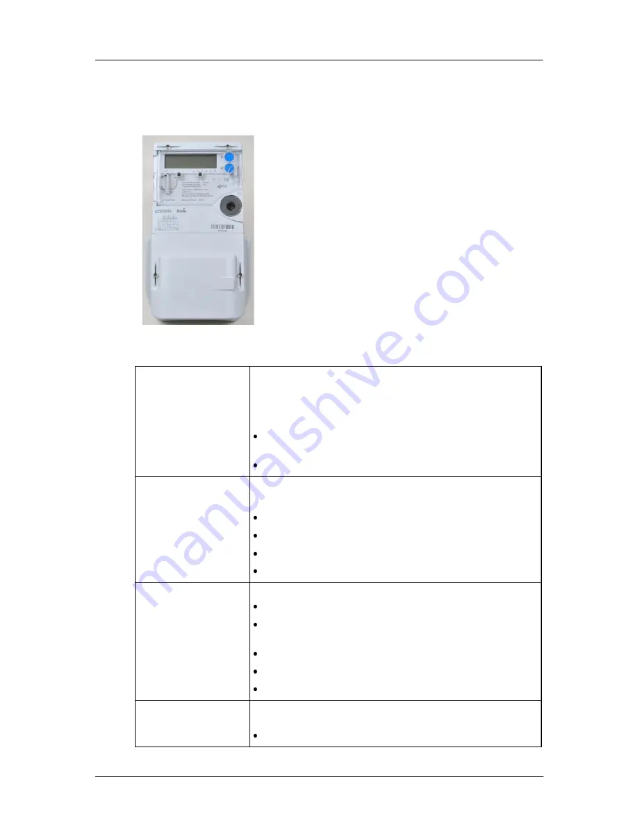 ITRON ACE6000 User Manual Download Page 15