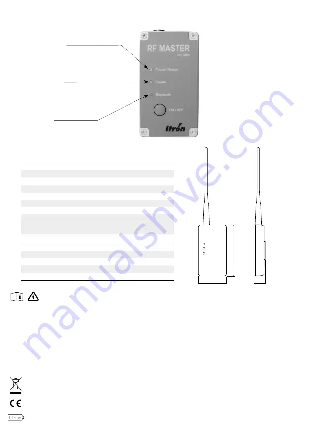 ITRON Bluetooth RF Master User Manual Download Page 6