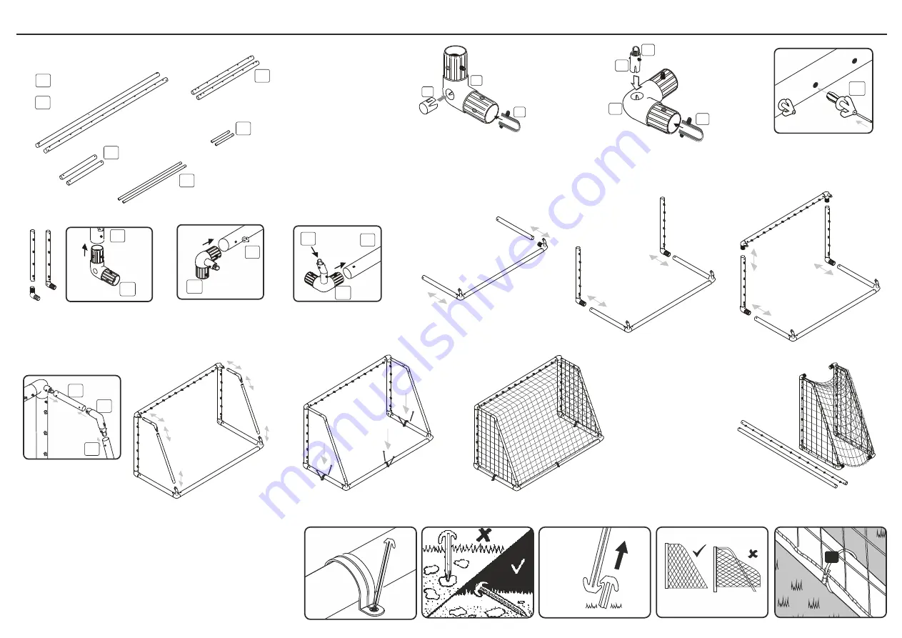 ItsaGoal 12' X 6' MINI-SOCCER GOAL Fitting Instruction Download Page 2