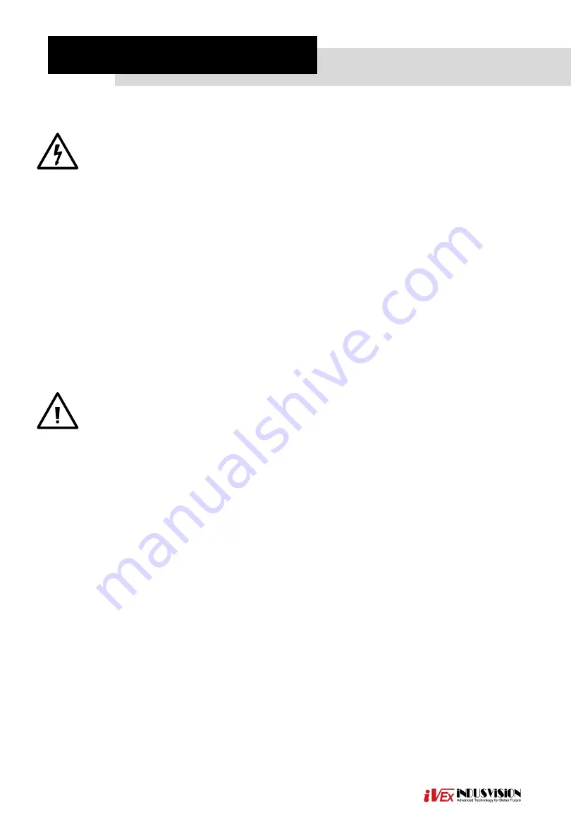 iVex Indusvision IVEX-PL-3111R User Manual Download Page 4