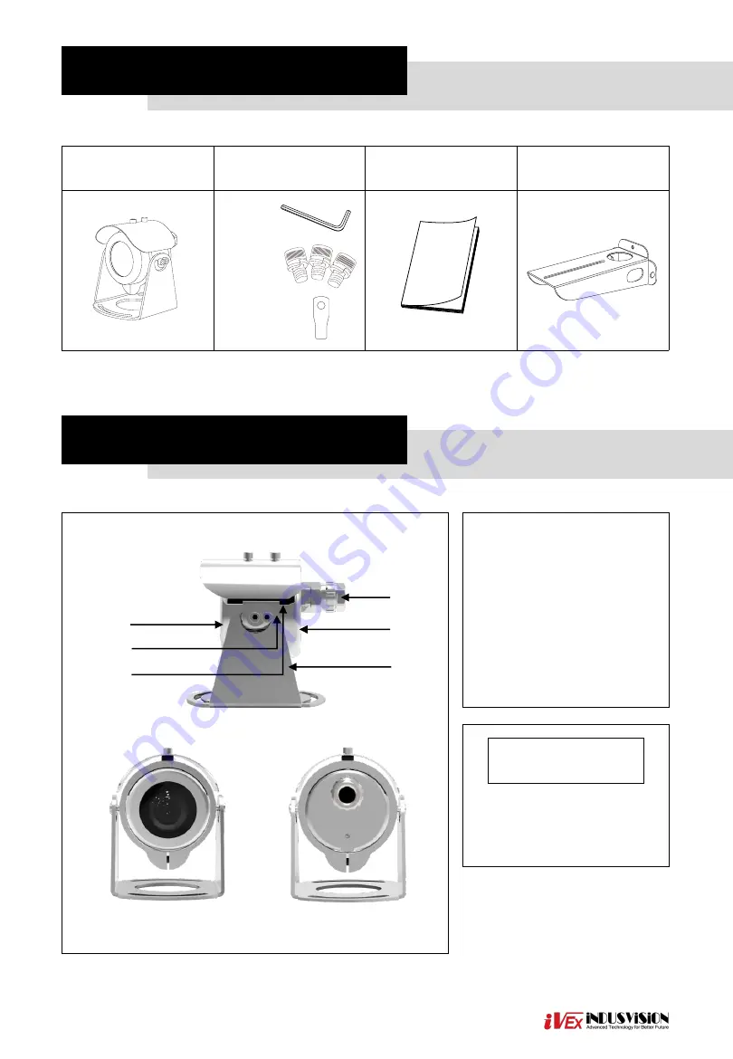 iVex Indusvision IVEX-PLs-3001S Скачать руководство пользователя страница 6