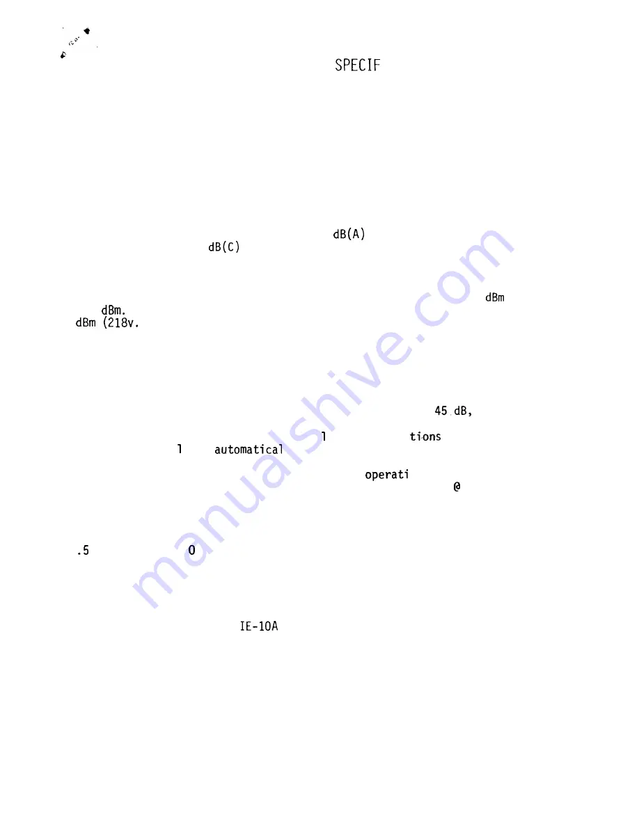 IVIE IE-10A Owner'S And Operator'S Manual Download Page 54