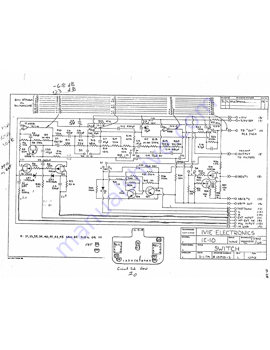 IVIE IE-10A Owner'S And Operator'S Manual Download Page 75